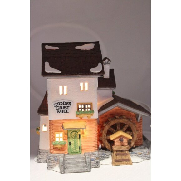 Dept 56 Alpine Village - Stoder Grist Mill - Picture 1 of 5